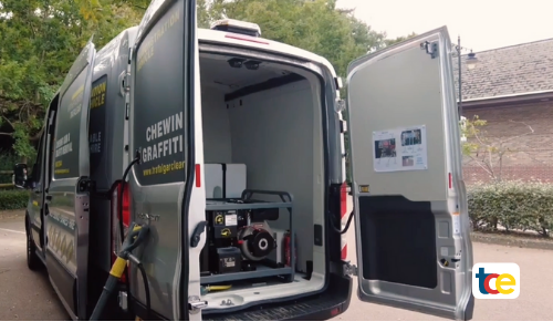 Van Mounted Gum & Graffiti Removal Unit