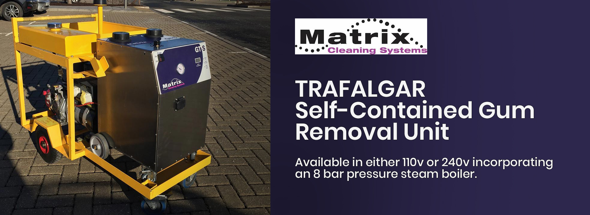 Trafalgar Self Contained Gum Removal Unit